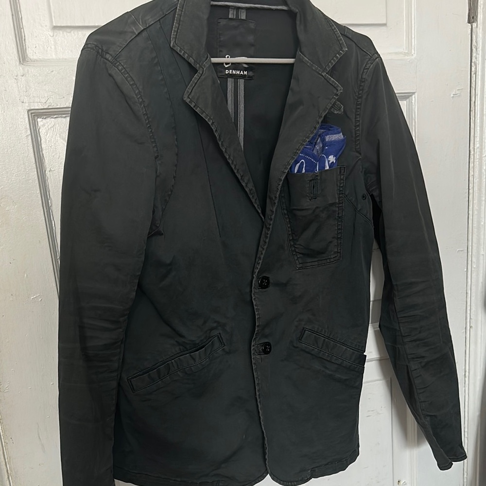 S—Denham Men's grey Jacket